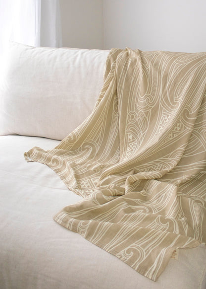Te Ao Marama Pēpi Wrap - Beige