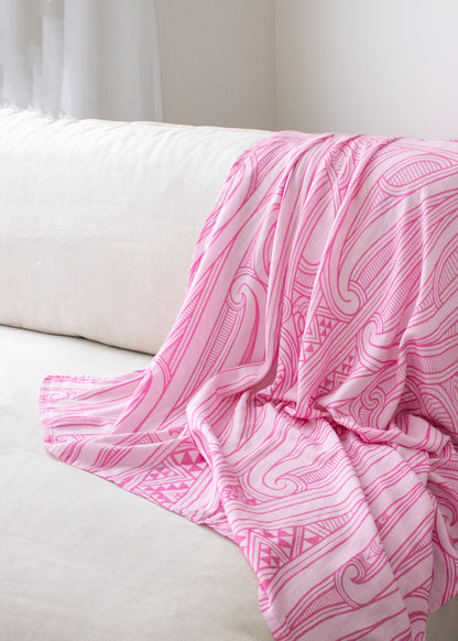 Te Ao Marama Pēpi Wrap - Māwhero (Pink)