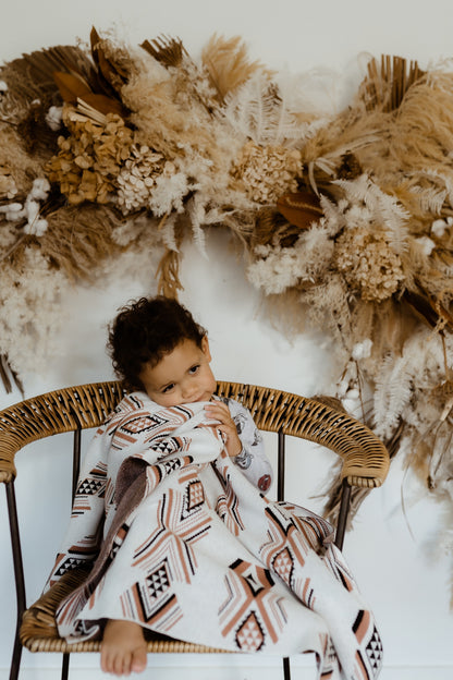 Niho 100% Knitted Cotton Blanket